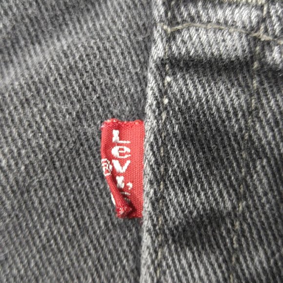 Levi's 550 Relaxed Black Jeans 38x32 Vintage C919 - Picture 5 of 7